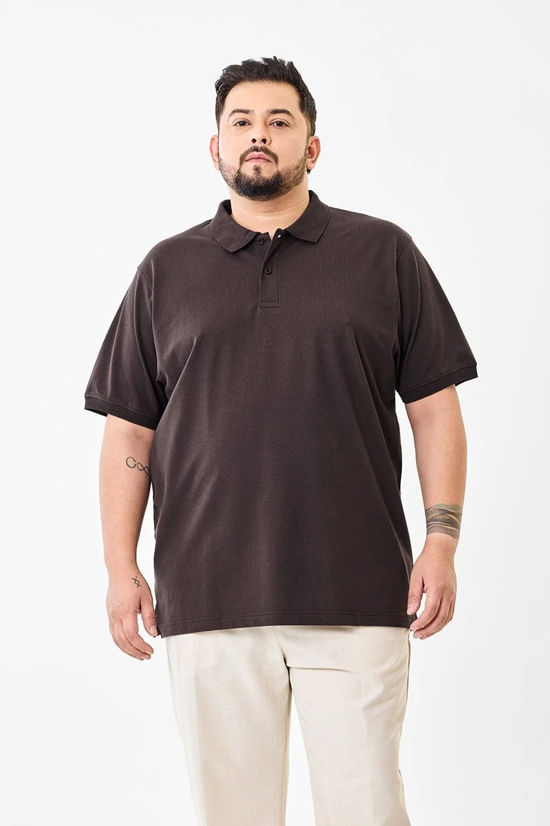 سنيتش تيشيرت بولو مطاطي بمقاس كبير